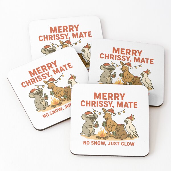 Item preview, Merry Chrissy, Mate – No Snow, Just Glow! Australian Christmas Design designed and sold by SVALANART.