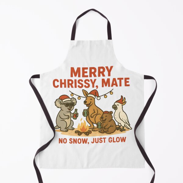Item preview, Merry Chrissy, Mate – No Snow, Just Glow! Australian Christmas Design designed and sold by SVALANART.