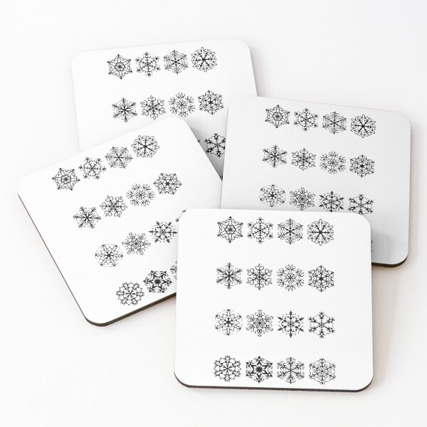 Item preview, Winter Snowflakes Line Art designed and sold by DeannesStore.