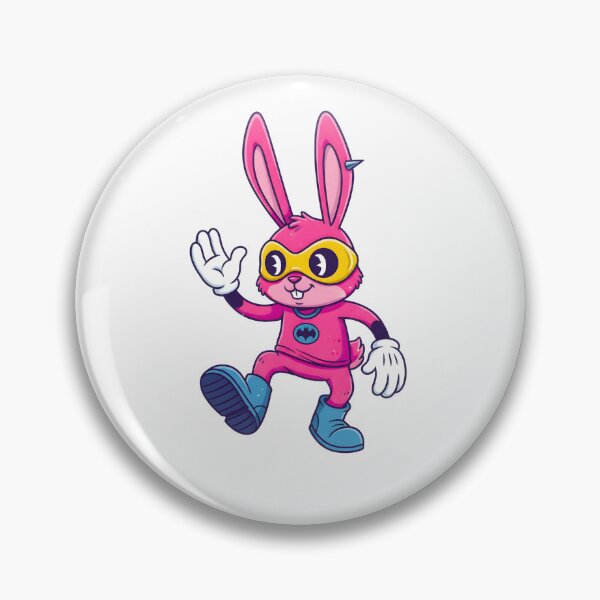Item preview, A FUNNY SUPER HERO RABBIT designed and sold by infinitearte.