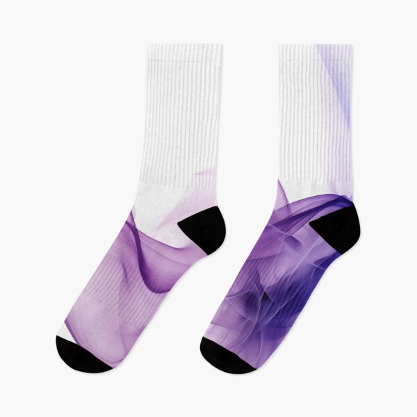 Item preview, Swirling purple fabric in soft waves designed and sold by anytka.