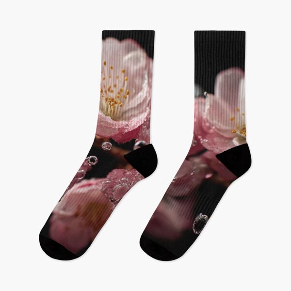 Item preview, Beautiful pink flowers with bubbles designed and sold by anytka.