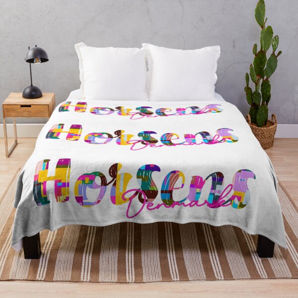 Item preview, Horsens, Denmark, Vibrant Abstract City Typography Art designed and sold by Wanderful-roads.