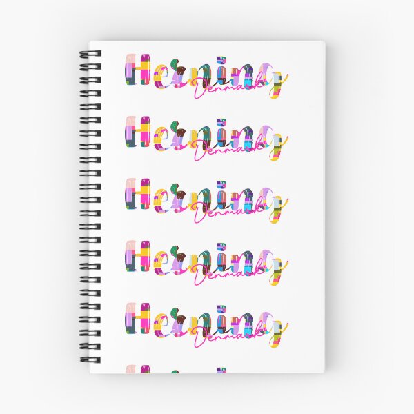 Item preview, Herning, Denmark, Vibrant Abstract City Typography Art designed and sold by Wanderful-roads.