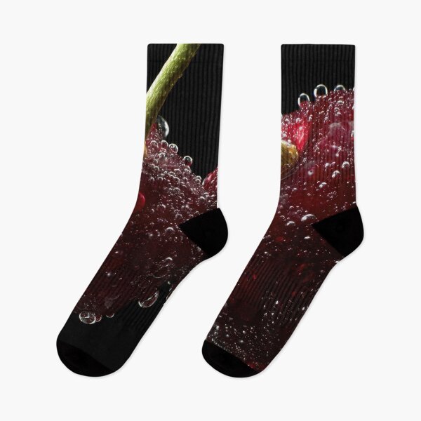 Item preview, Fresh cherries with bubbles in water designed and sold by anytka.