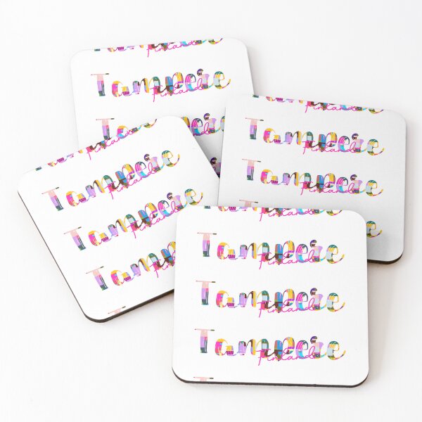 Item preview, Tampere, Finland, Vibrant Abstract City Typography Art designed and sold by Wanderful-roads.
