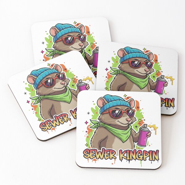 Item preview, Sewer Kingpin | Rat Graffiti Street Art Design designed and sold by TheArtForge.