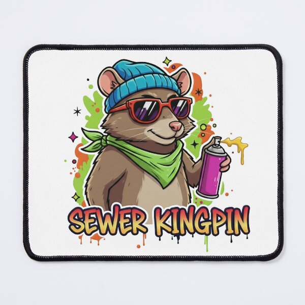 Item preview, Sewer Kingpin | Rat Graffiti Street Art Design designed and sold by TheArtForge.