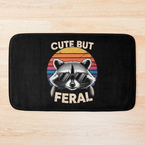 Item preview, Cute But Feral Raccoon  designed and sold by TorjeARTStore.