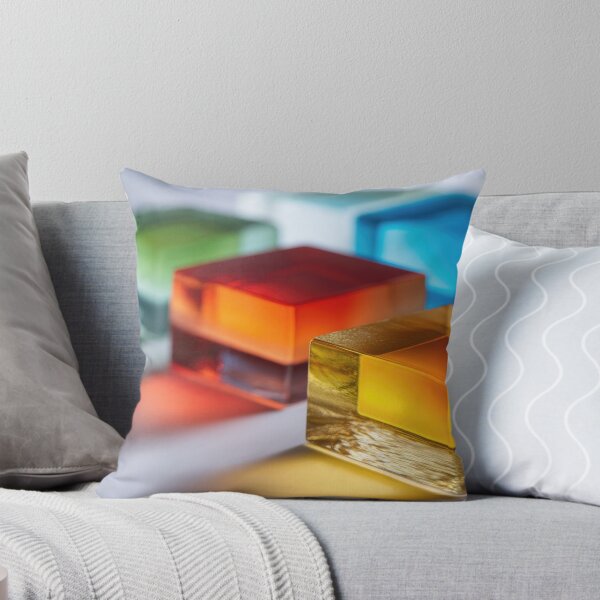 Item preview, Colorful resin blocks on table designed and sold by anytka.
