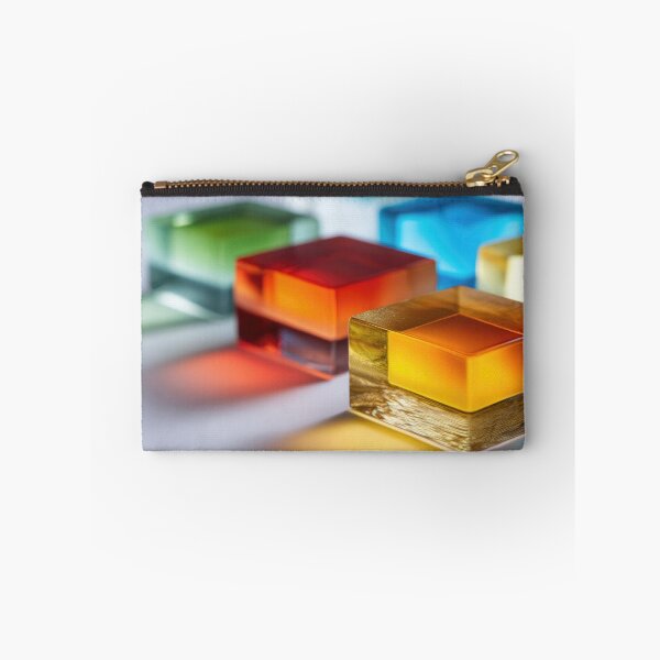 Item preview, Colorful resin blocks on table designed and sold by anytka.