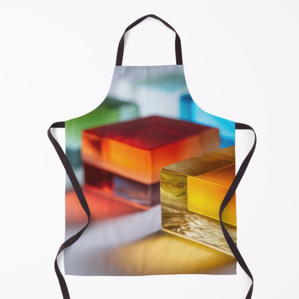 Item preview, Colorful resin blocks on table designed and sold by anytka.