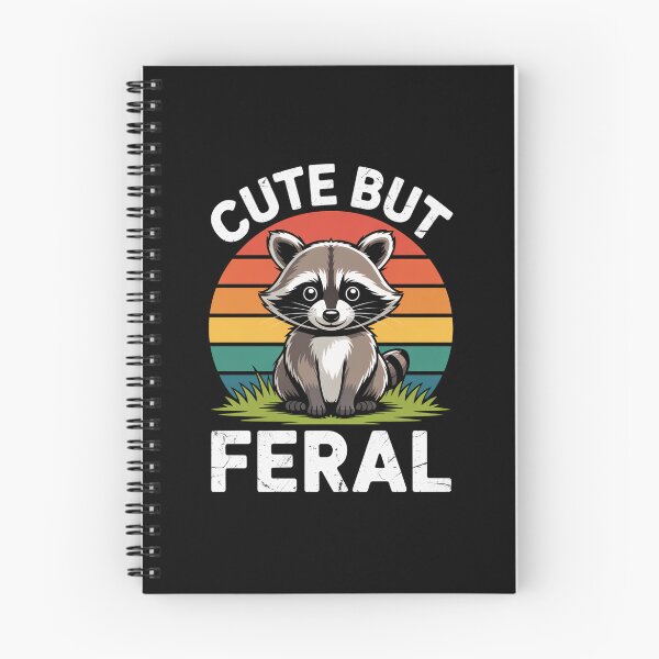 Item preview, Cute But Feral Raccoon designed and sold by TorjeARTStore.