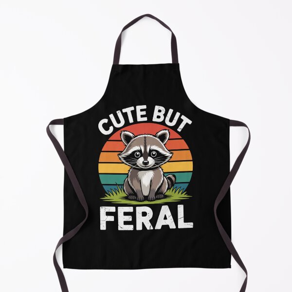 Item preview, Cute But Feral Raccoon designed and sold by TorjeARTStore.