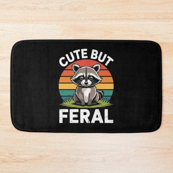 Item preview, Cute But Feral Raccoon designed and sold by TorjeARTStore.