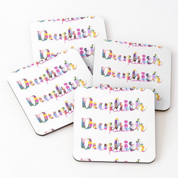 Item preview, Dunkirk, France, Vibrant Abstract City Typography Art designed and sold by Wanderful-roads.