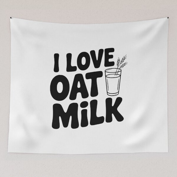 Item preview, I Love Oat Milk designed and sold by Frank Ring.