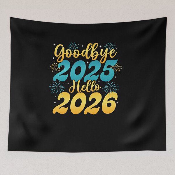 Item preview, Goodbye 2025 Hello 2026 – Happy New Year Fireworks Design designed and sold by mraihan.