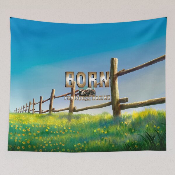 Item preview, Born for Horse Racing designed and sold by teepossible.