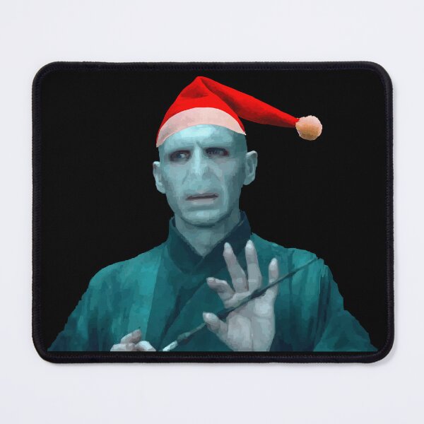 Item preview, Grumpy Dark Wizard with Santa Hat – Funny Christmas Magic Art designed and sold by T-Chou.