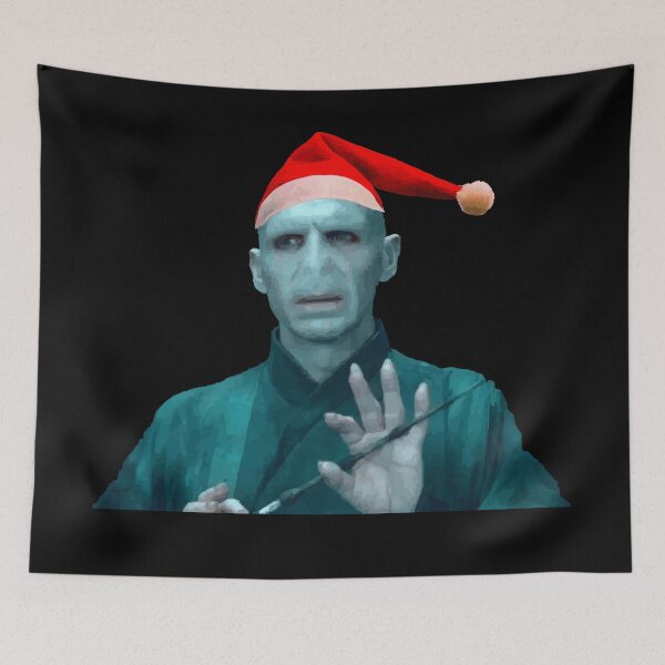 Item preview, Grumpy Dark Wizard with Santa Hat – Funny Christmas Magic Art designed and sold by T-Chou.