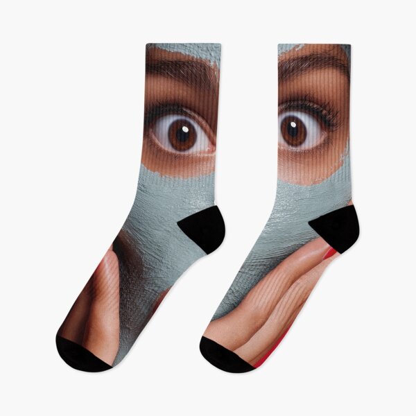 Item preview, Surprised woman with face mask designed and sold by anytka.