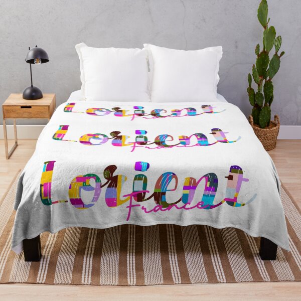 Item preview, Lorient, France, Vibrant Abstract City Typography Art designed and sold by Wanderful-roads.