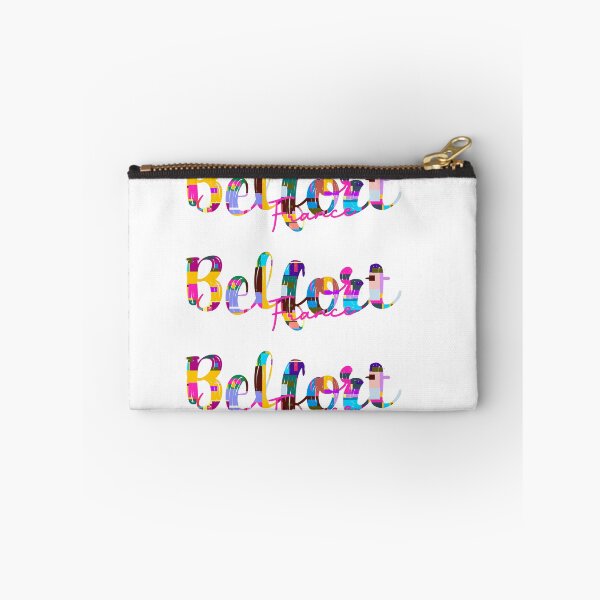 Item preview, Belfort, France, Vibrant Abstract City Typography Art designed and sold by Wanderful-roads.