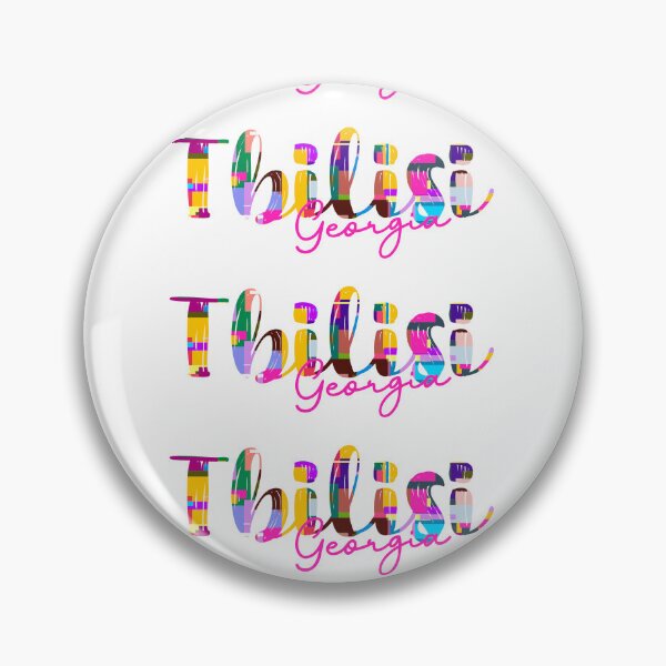 Item preview, Tbilisi, Georgia, Vibrant Abstract City Typography Art designed and sold by Wanderful-roads.
