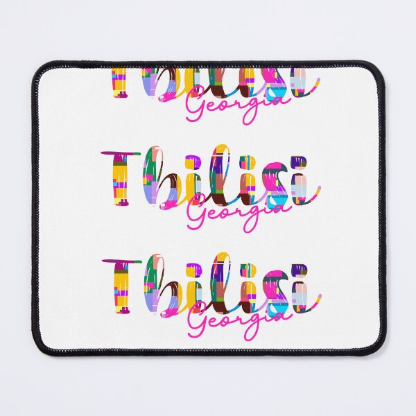 Item preview, Tbilisi, Georgia, Vibrant Abstract City Typography Art designed and sold by Wanderful-roads.