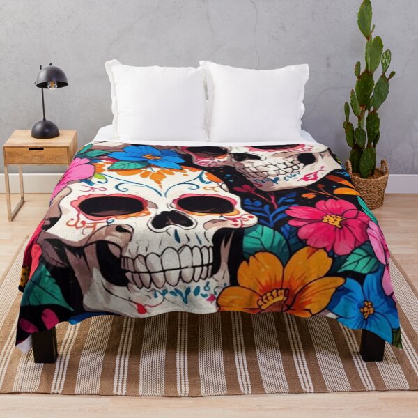 Item preview, Colorful Skulls designed and sold by GraphicMondaze.
