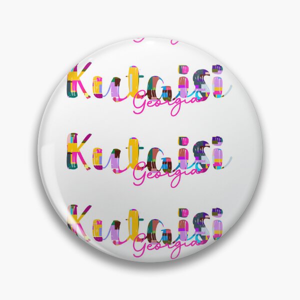 Item preview, Kutaisi, Georgia, Vibrant Abstract City Typography Art designed and sold by Wanderful-roads.