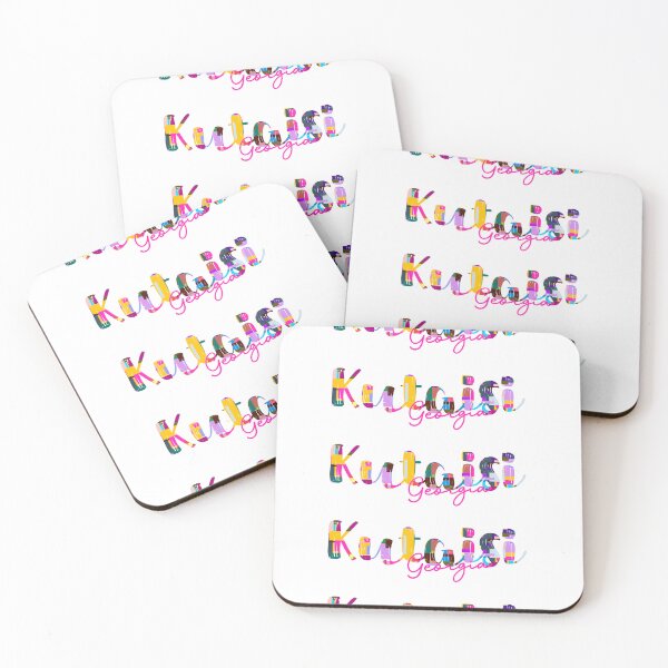 Item preview, Kutaisi, Georgia, Vibrant Abstract City Typography Art designed and sold by Wanderful-roads.