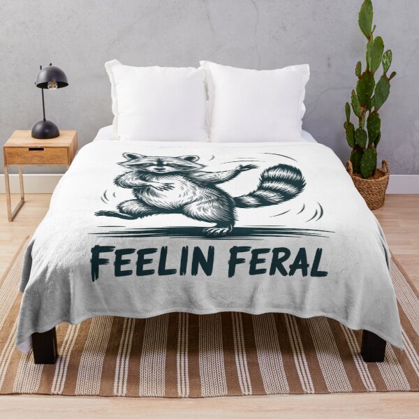 Item preview, Feeling Feral Racoon designed and sold by TorjeARTStore.