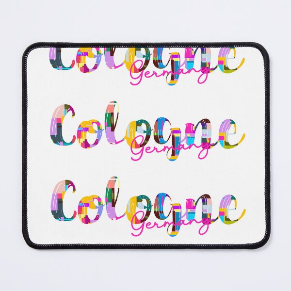 Item preview, Cologne, Germany, Vibrant Abstract City Typography Art designed and sold by Wanderful-roads.