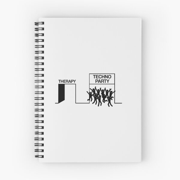 Item preview, Funny Techno Party – Skip Therapy, Go Raving! Perfect for DJs and Techno Fans designed and sold by paulo silveira.
