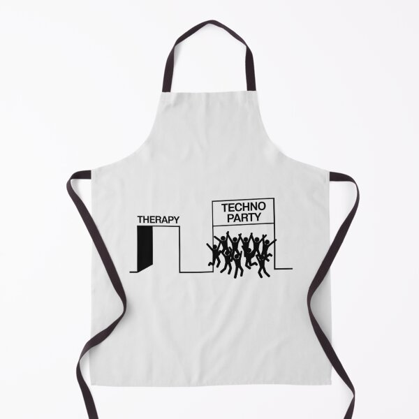Item preview, Funny Techno Party – Skip Therapy, Go Raving! Perfect for DJs and Techno Fans designed and sold by paulo silveira.