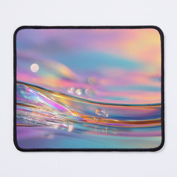 Item preview, Colorful water surface with bubbles designed and sold by anytka.