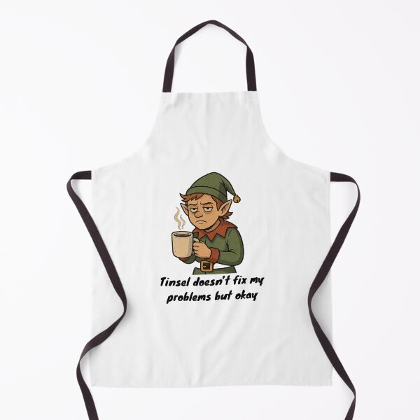 Item preview, Tired Elf With Coffee Funny Christmas Exhausted Holiday Shirt designed and sold by Golden D Designs.