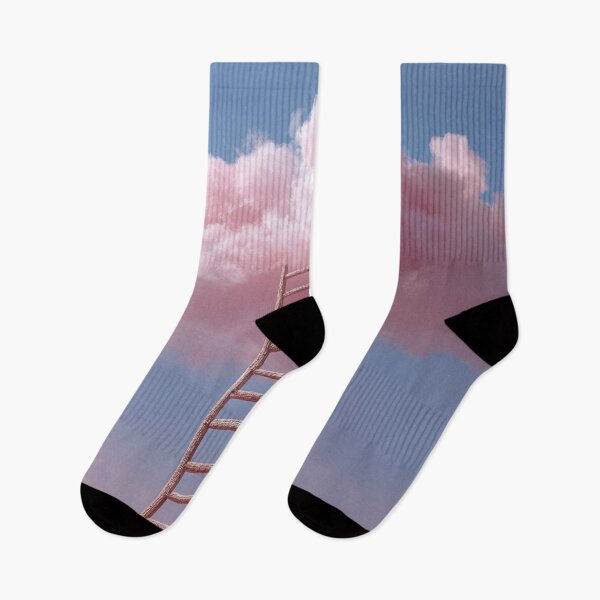 Item preview, Dreamy pink cloud with a ladder designed and sold by anytka.