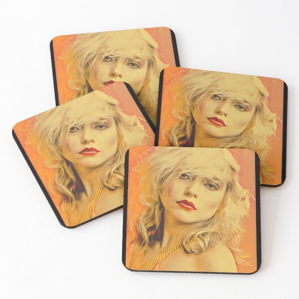 Item preview, Debbie Harry Orange Glow Portrait For Retro Pop Fans designed and sold by MustafaFoster.