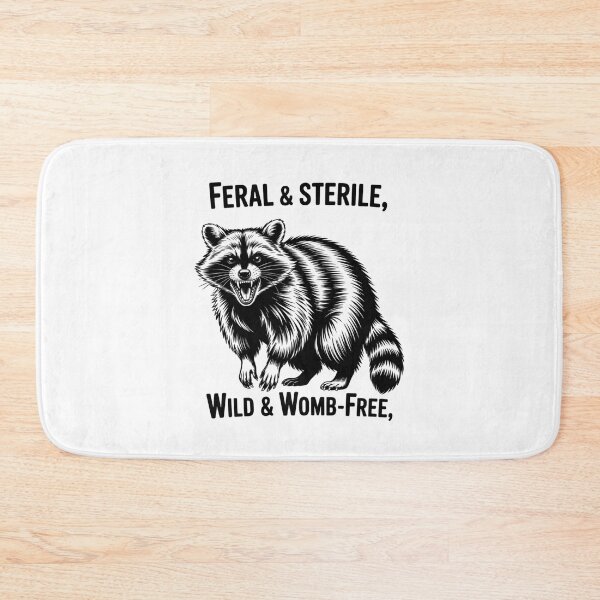 Item preview, Feral And Sterile Raccoon designed and sold by TorjeARTStore.