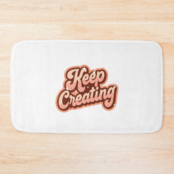 Item preview, Keep Creating Retro Groovy Aesthetic Shirt designed and sold by EcoArtTees.