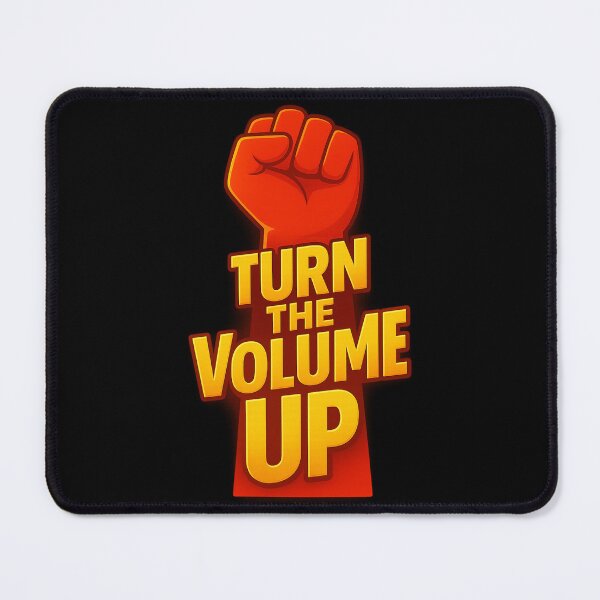 Item preview, Turn The Volume Up Raised Fist Activist Protest Music DJ designed and sold by haitrieuic96.