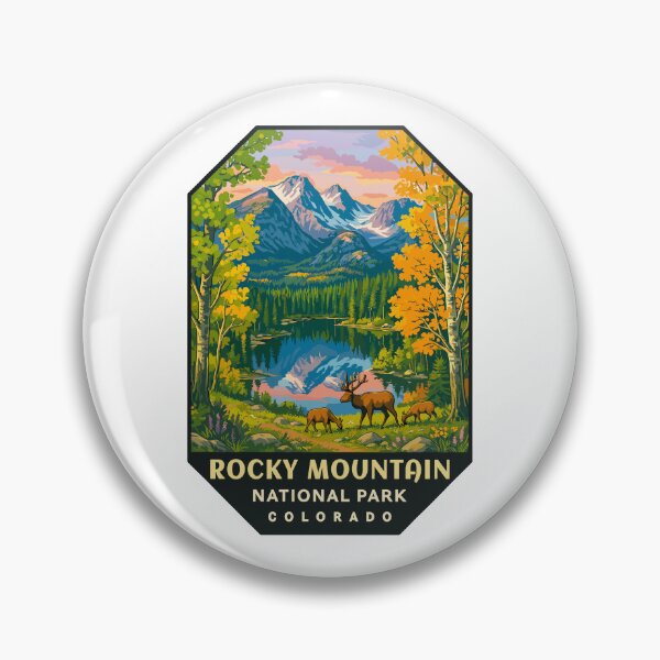 Item preview, Rocky Mountain National Park Colorado Sticker designed and sold by Ismeal Von.