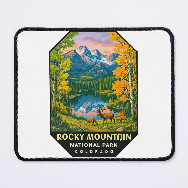 Item preview, Rocky Mountain National Park Colorado Sticker designed and sold by Ismeal Von.
