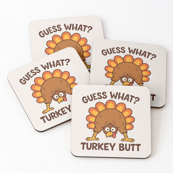 Item preview, Guess What Turkey Butt Thanksgiving, Funny Turkey, Funny Thanksgiving, Girls Thanksgiving designed and sold by toongstudio.