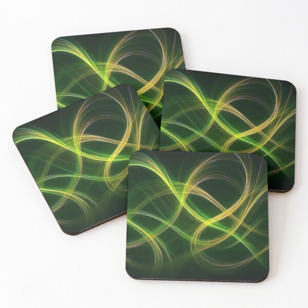 Item preview, Green and yellow light lines dance designed and sold by Sigtrix.