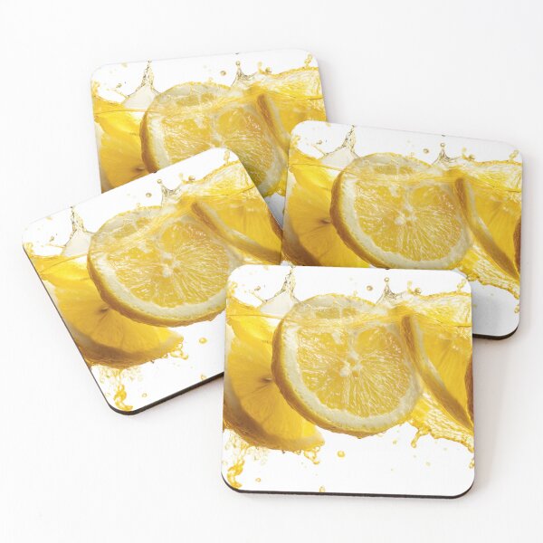 Item preview, Fresh lemon slices splash in water designed and sold by anytka.