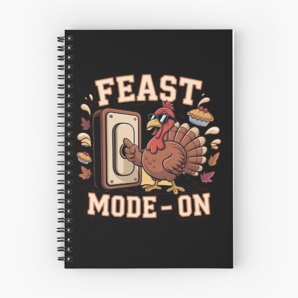 Item preview,  “Feast Mode On – Funny Thanksgiving Turkey T-Shirt for Food Lovers & Holiday Fun” designed and sold by DevineCouture.
